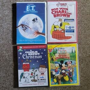 DVD Collection: E.T., Peanuts, Mickey Mouse